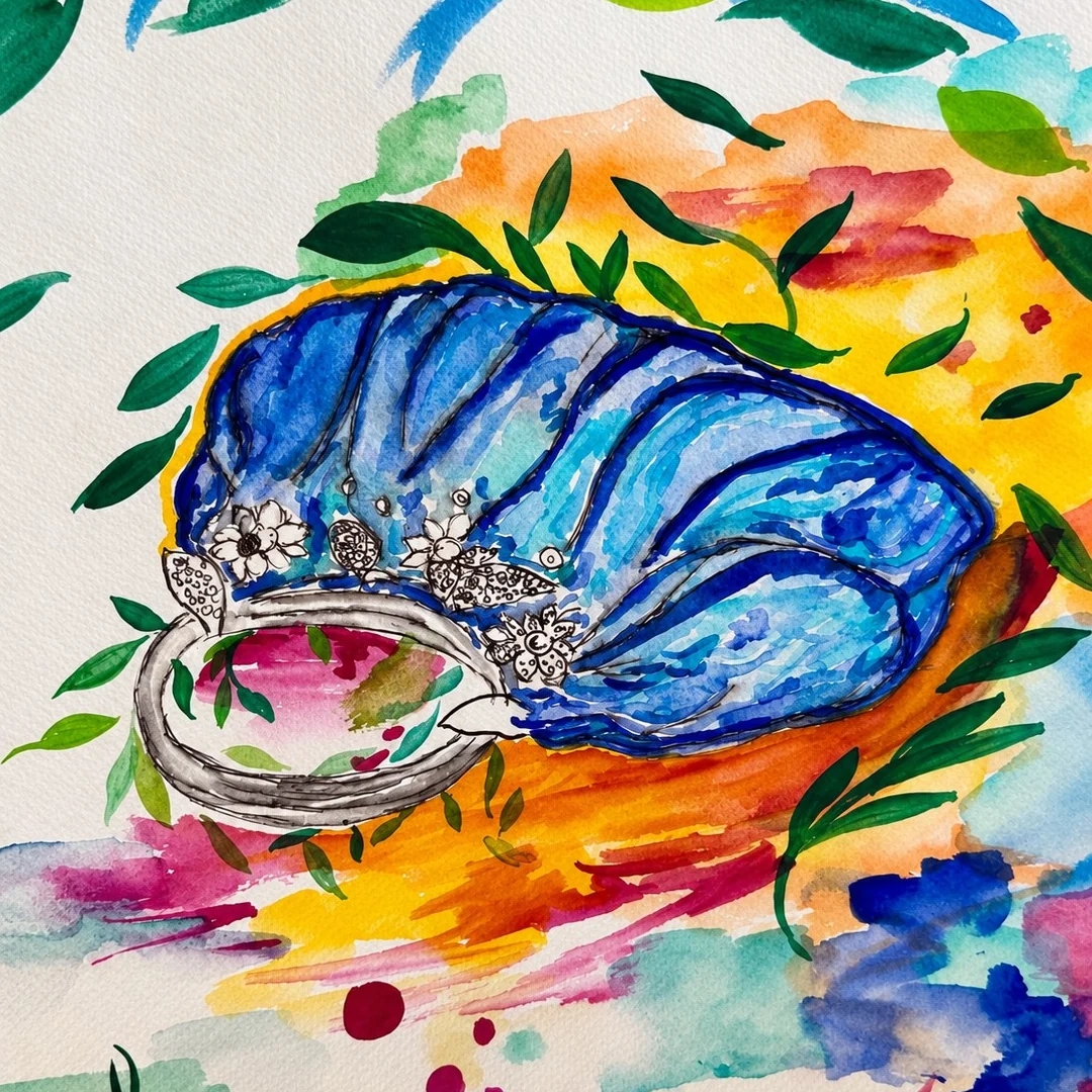 Peinture sur matière